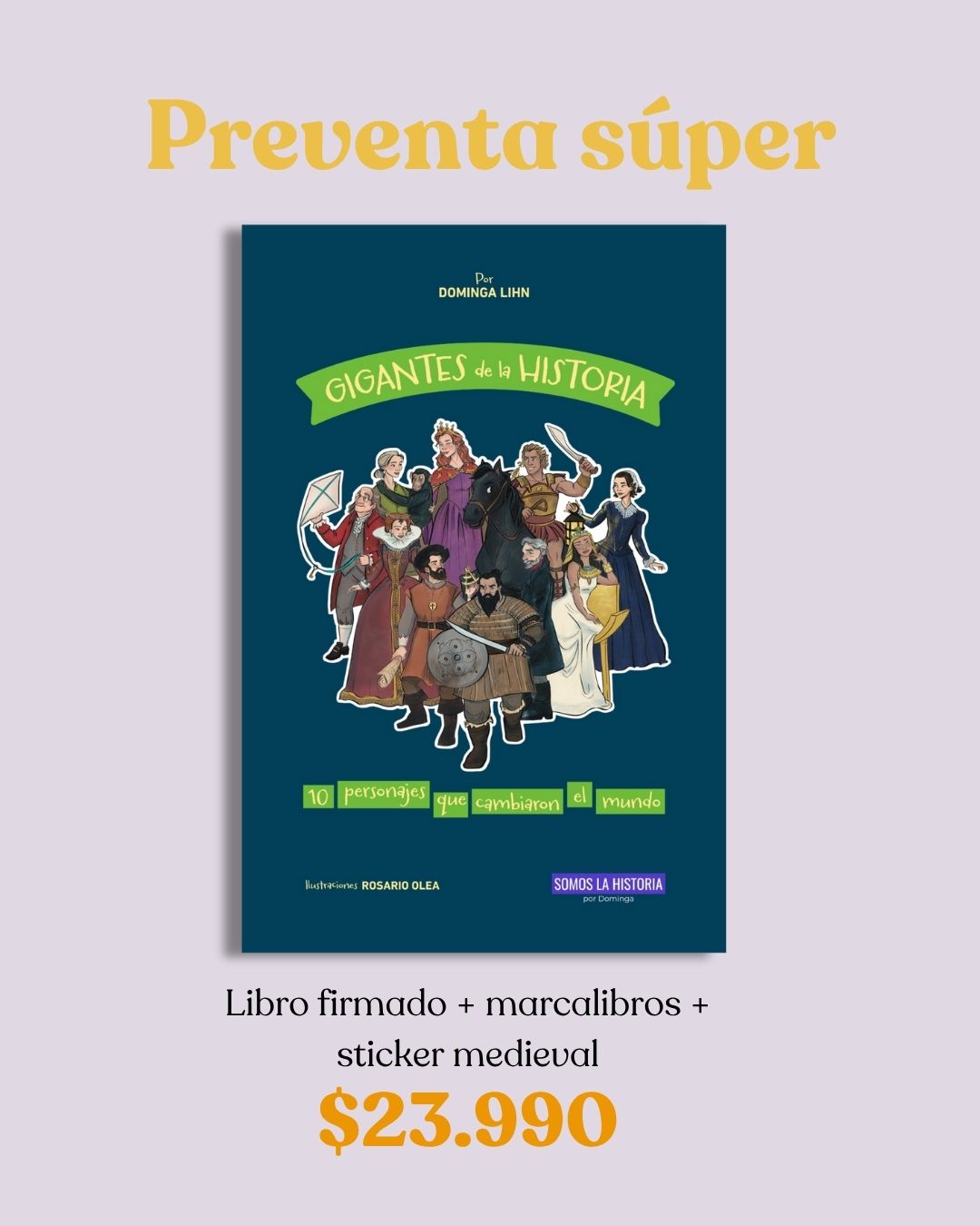 Preventa libro Gigantes de la historia