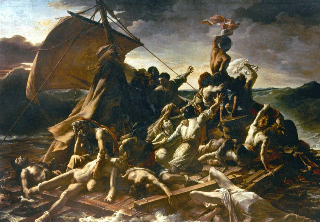 Estuvieron dos semanas sobe una balsa en el océano