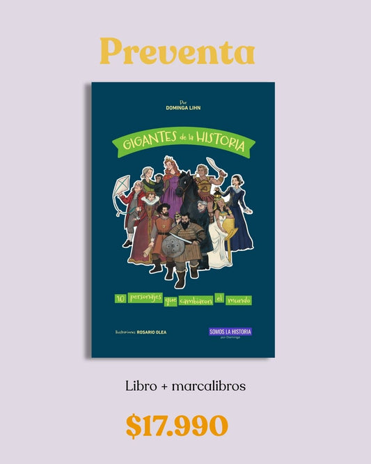 Preventa libro Gigantes de la historia