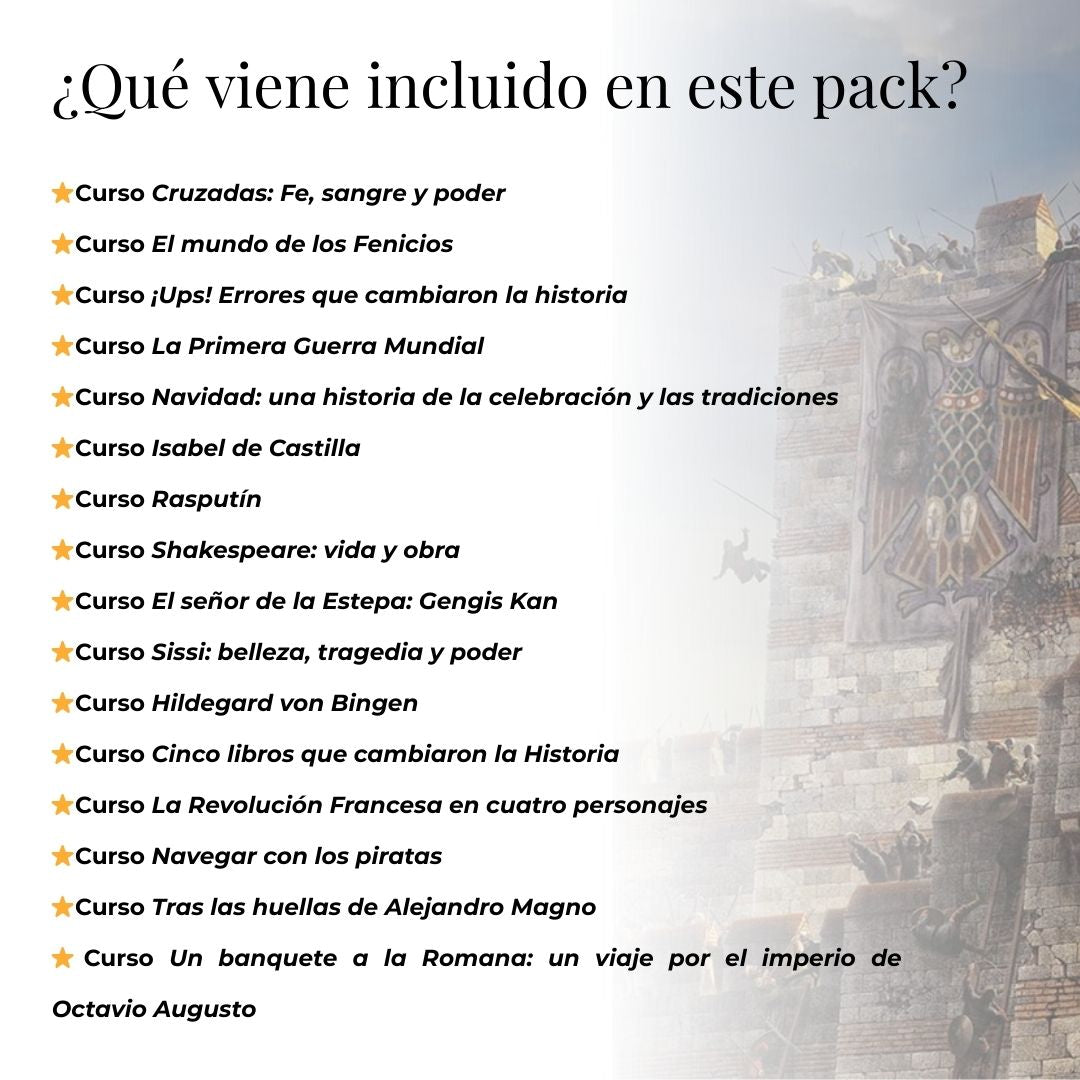 Pack 16 cursos por solo $99.990