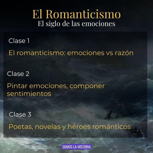 Curso online: El Romanticismo. El siglo de las emociones - 3 sesiones
