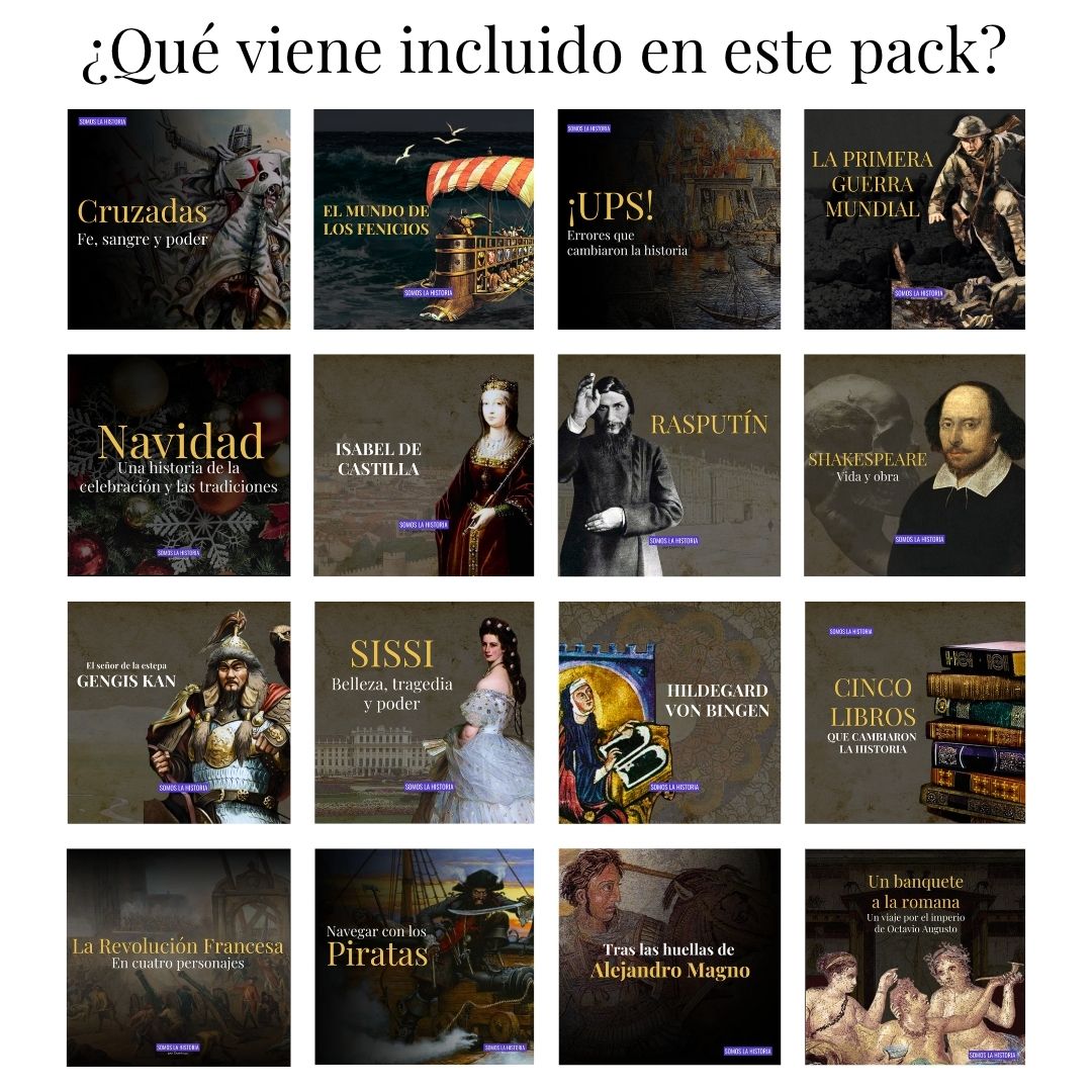 Programa de Historia para Mentes Curiosas — 16 cursos, 16 horas. $99.990