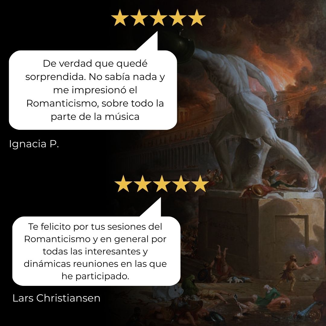 Curso online: El Romanticismo. El siglo de las emociones - 3 sesiones